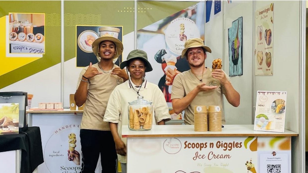 Scoops N Giggles was one of 20 small businesses selected to participate in the Ingelo Local Certification Scheme. (Pic: Courtesy)